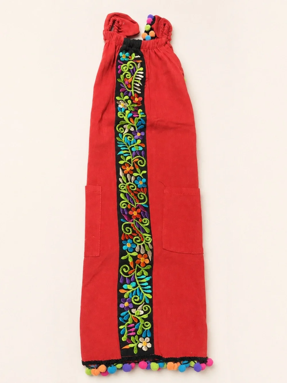Handmade vibrant red